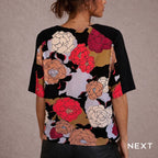 Next Multi Coloured Floral Top UK 10