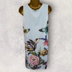 Made In Italy Blue Floral Summer Dress  UK 12/14