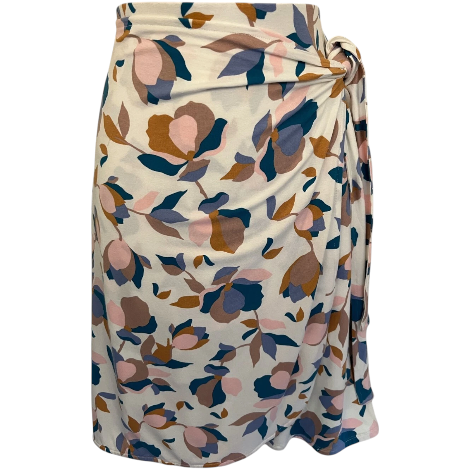 Rachel Zoe White Floral Tie Wrap Mini Skirt UK 10/12