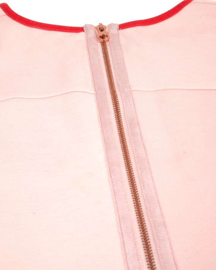 Ted Baker Pale Pink Ponte Skater Dress – Size 1 UK 8