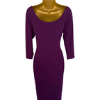 Nightingales Purple Sequin Embellished Dress UK 12