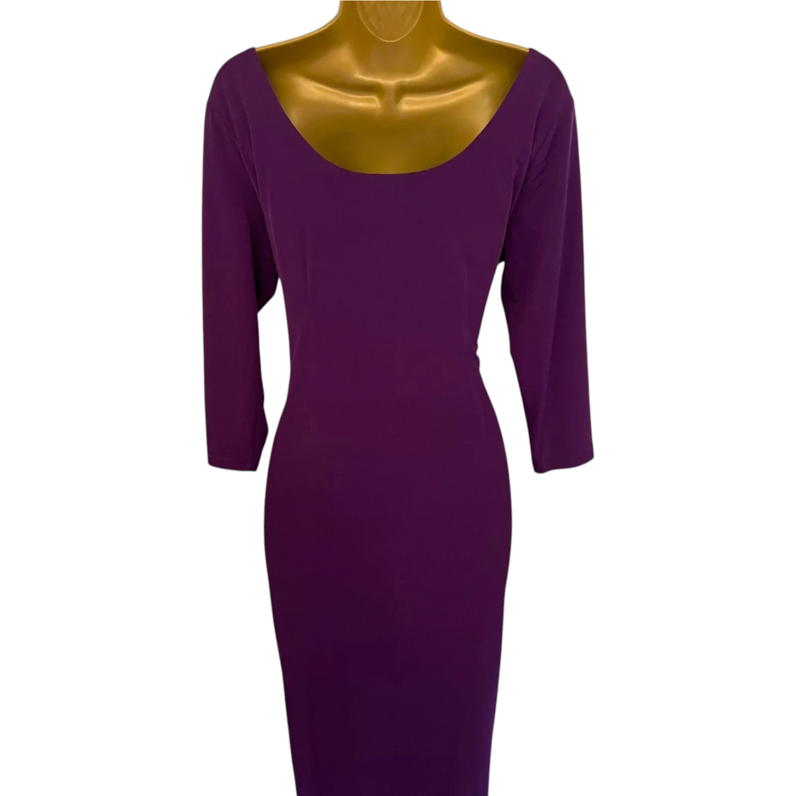 Nightingales Purple Sequin Embellished Dress UK 12