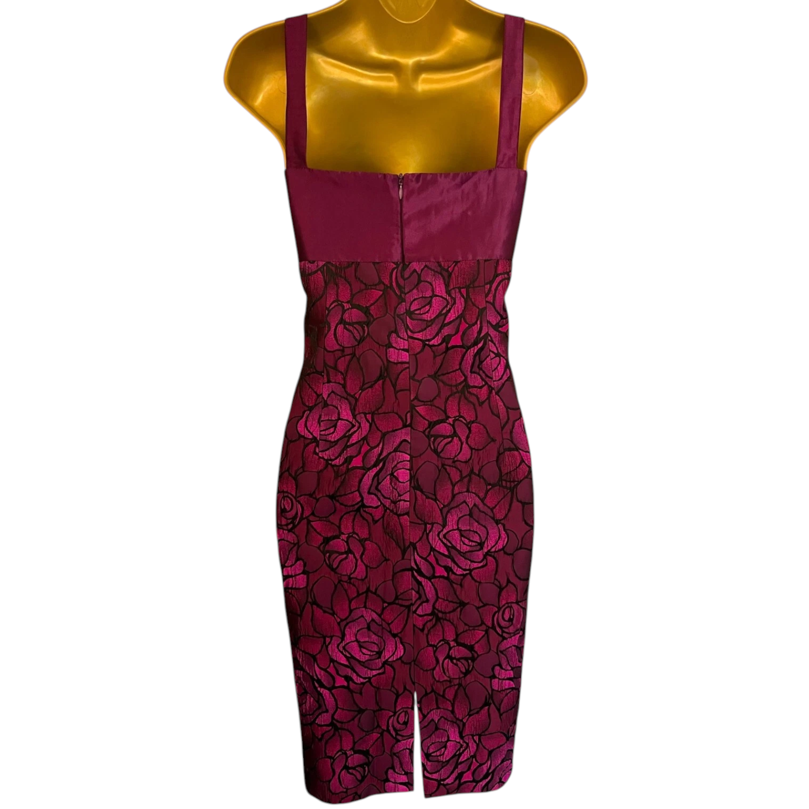 Luis Civit Pink Purple Floral Dress UK 10/12