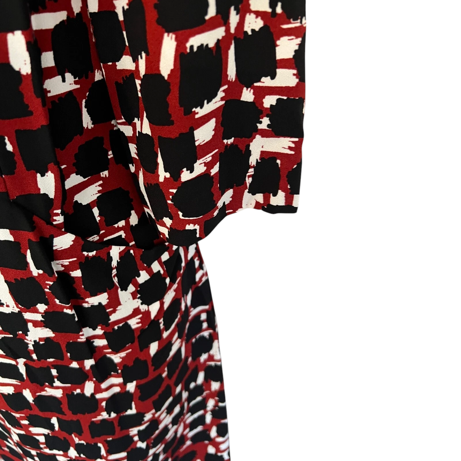 Jaeger Multi Crepe Shift Oversize Dress UK 6