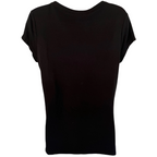 Country Casuals Black Beaded Top  UK 10/12