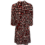 Jaeger Multi Crepe Shift Oversize Dress UK 6