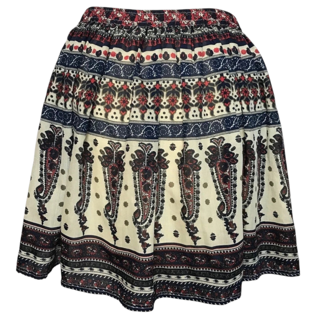 Soulcal Multicoloured Patterned Mini Skirt UK 12