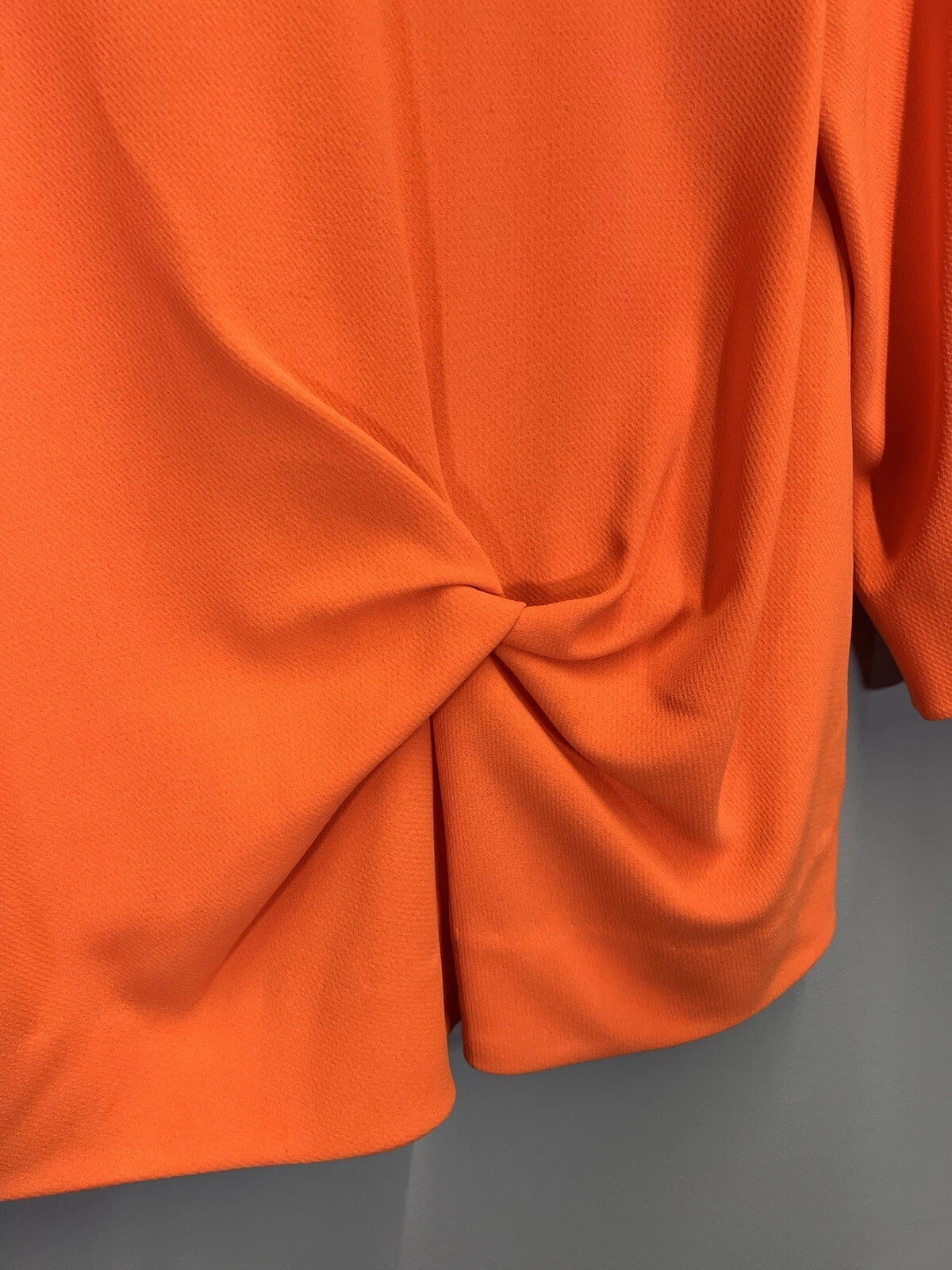 COS Orange Twist Front Top UK 10