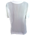 Jobis White Short Sleeve Blouse UK 8