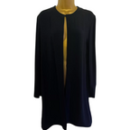 Jaeger Vintage 1990 Navy Longline Jacket UK 10