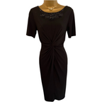 Marks & Spencer Black Beaded Twist Short UK 12