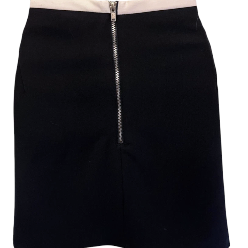 Miss Selfridge Navy & Ivory Tennis Skirt UK 14