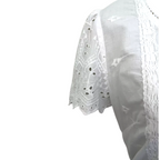 Frock And Frill White Embroidery Anglaise Cotton Dress UK 14
