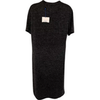 Zara Charcoal Grey Knit Jumper Dress UK 10