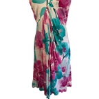 VJC Versace Multi Coloured Crossover Back Jersey Dress UK 14