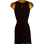 Wallis Petite Black Beaded Sleeveless Dress  UK 8