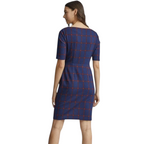Dorothy Perkins Navy & Red Check Dress UK 10