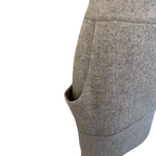 F&F Couture Catwalk Collection Grey Herringbone Skirt UK 12