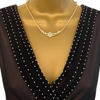 Coast Black & Champagne Silk Tie Beaded Dress UK 10
