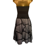 Monsoon Vintage Deco Avant Silver Fan Dress UK 10/12