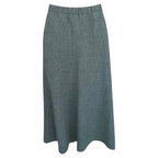 Cotswold Collection Vintage Sage Green Check Skirt  UK 10