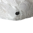 Numph White Lace Sleeveless Top UK 10