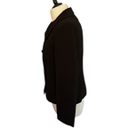 Precis Single Breasted Black Crepe Tailored Blazer Jacket UK 10