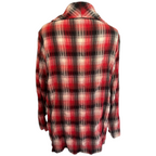 Doris Streich Red White Grey Crinkle Jacket UK 18