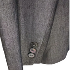 Marella Vintage 90's Grey Longline Tailored Jacket UK 14