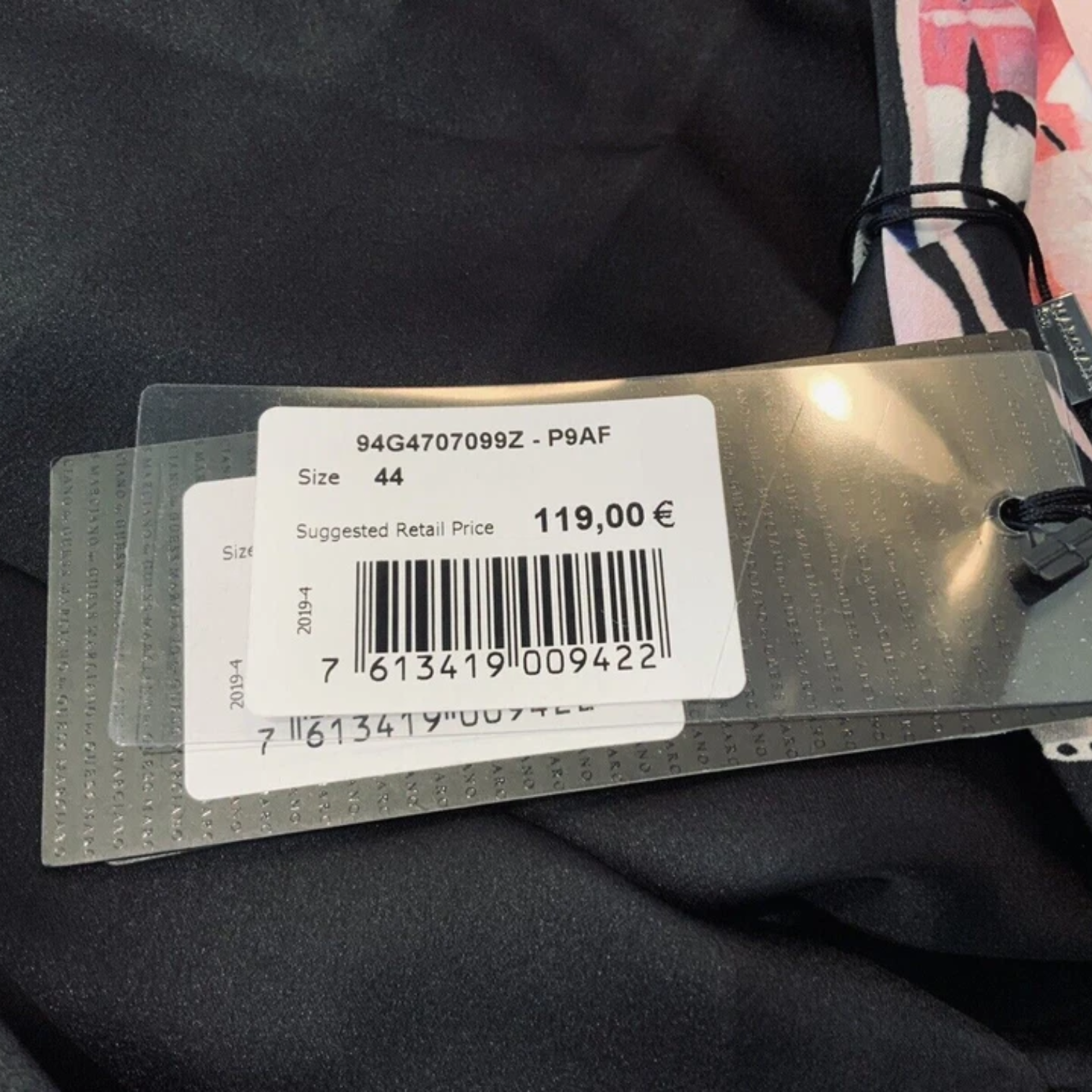 Guess by Marciano One Shoulder Silky Floral Bodysuit UK 16