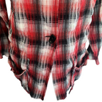 Doris Streich Red White Grey Crinkle Jacket UK 18