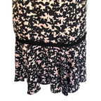 MILLY New York Black Pink Sleeveless Silk Party Dress  UK 10