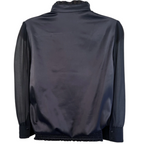 Next Grey Silky Satin Ruffle Blouse UK 10