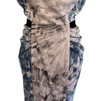 Nocturne Multicoloured Pleated Silk Dress UK 10