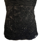 Detlef Mandel Avantgarde Black Beaded Top UK 8