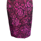 Luis Civit Pink Purple Floral Dress UK 10/12