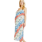 Topshop Multicoloured Floral Maternity Dress UK 16