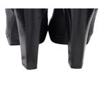 Russell & Bromley X Stuart Weitzman Buckle Faux Fur Lined Boots UK 5