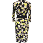 Fenn Wright Manson Navy & Yellow Dress UK 10
