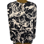 James Lakeland Navy & White Silky Top UK 12