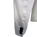 Burberry White Cotton Summer Jacket UK 8