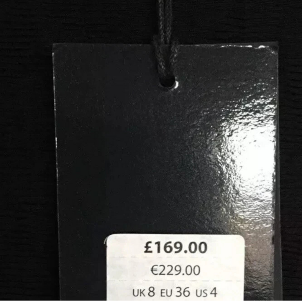 Mint Velvet Black Plunge Neck Shift Midi Dress UK 8 NWT