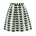Coast Lina Mint Green, Black, White Organza Skirt UK 10