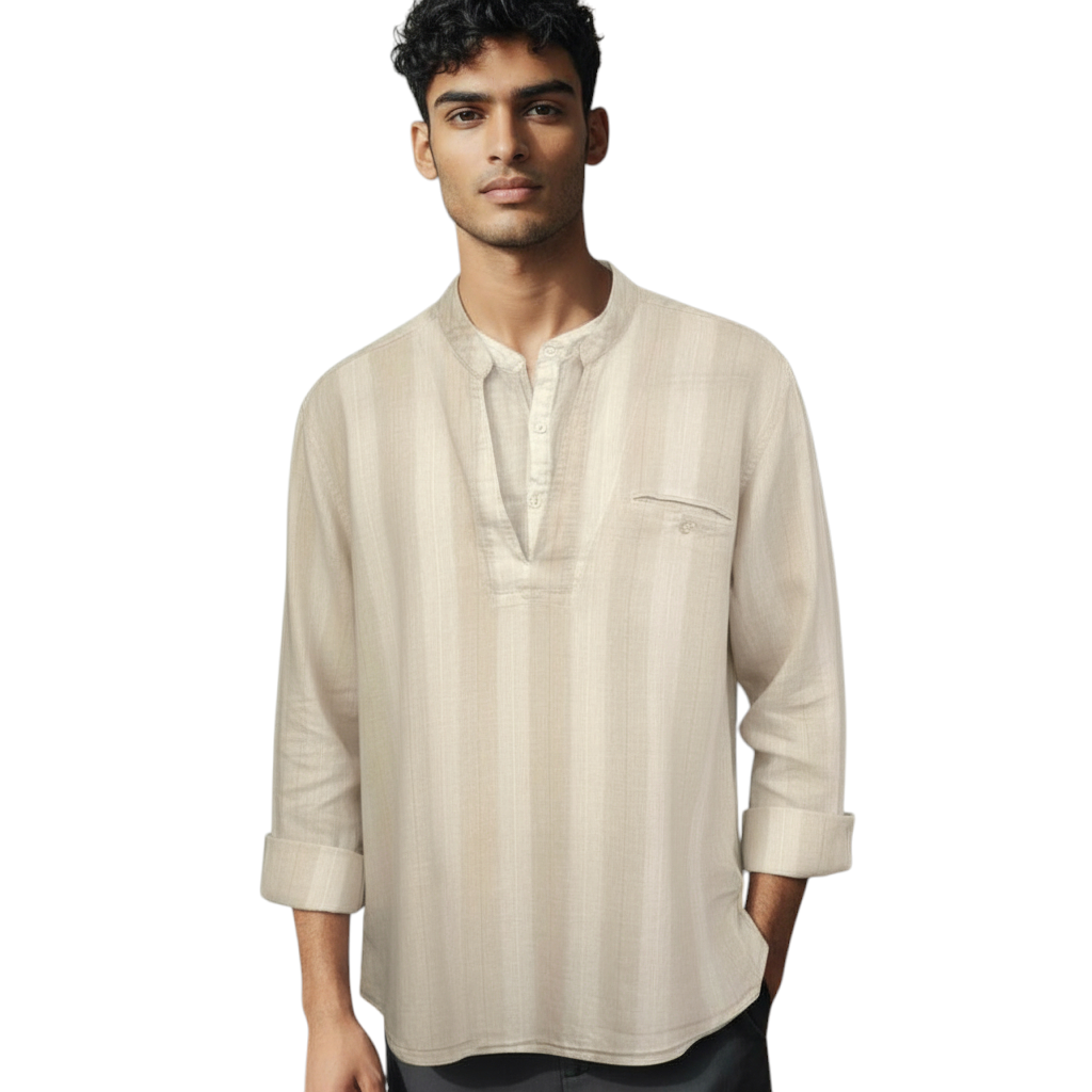 Silver Eight Linen Casual Top Size L