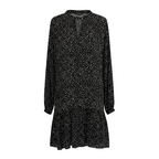 Urban Gypsy Black White Star Print Oversized Dress UK 6